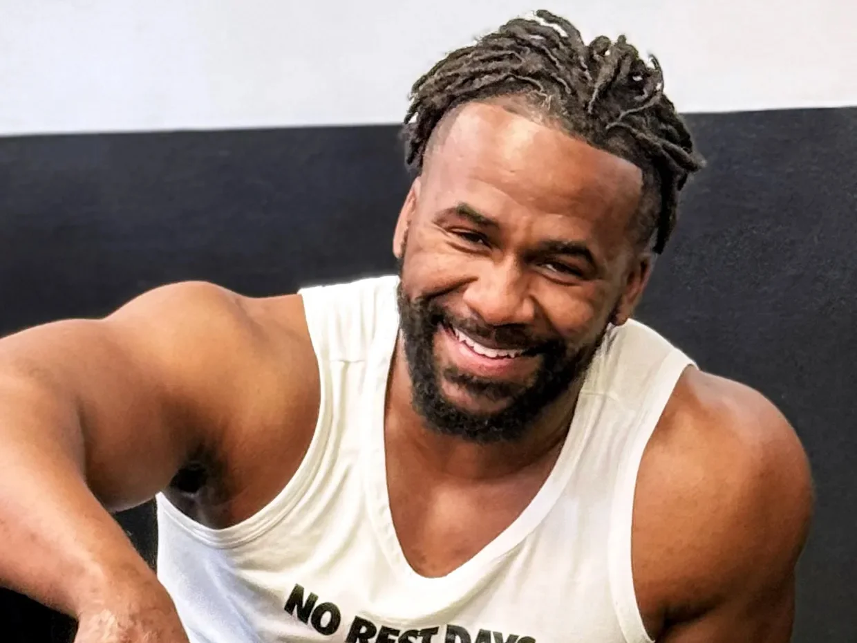 DB InnerFit owner and coach Derrick Brinkley inside the gym